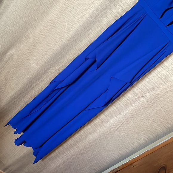 BCBG maxazria bright blue cutout dress - Picture 3 of 7